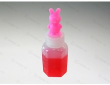 긴마개 말랑이투약병 20ml(캐릭터)분홍토끼-100개
